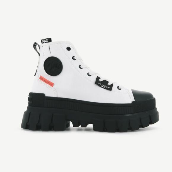 Palladium Womens 8.5 REVOLT HI TX Boot in Star White NEW - Picture 1 of 11